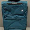 LIGHTGO Lightweight Softside Luggage,20inch Carry on, Water-Resistant, TSA Approved Lock, Spinner Wheel, Turquoise, 20inch