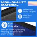 Winter Pool Cover 24 ft Round for Above Ground | Extra Thick & Durable Above-Ground Pool Cover | Sapphire Series of Premium Cold- and UV-Resistant Pool Cover | by Yankee Pool Pillow