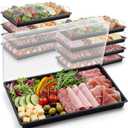 Shellwei 10 Pack Extra Large Charcuterie Board with Lids