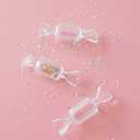 ARTIBETTER 24Pcs Candy Shaped Jewelry Box Mini Clear Jewelry Case Plastic Beads Storage Containers Travel Case Beading Storage