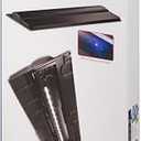 Aqueon LED Deluxe Fish Tank Aquarium Full Hood, Black, 30 Inch