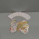 Vesici 72 Pack Wildflower Cupcake Wrappers and Topper Wildflower Birthday Decorations Paper Cupcake Liner Flower Cake Decorations for Spring Floral Birthday Party Decoration Supplies