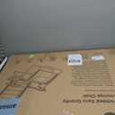 Nestl Outdoor Padded Zero Gravity Chair, Patio Lounge Chair Outdoor Recliner, Oversized Anti Gravity Lounger with Adjustable Headrest and Cup Holder, Foldable for Camping, Yard - Black/Grey (Set of 1)