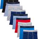 Hanes Boys' Underwear, Boxer Briefs for Boys and Toddlers, Soft Cotton, 7 and 10 Packs (L)