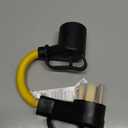 1ft 30amp Dryer Plug Adapter Cord Compatible with Nema 14-30p to 10-50r, 4 Prong Male Plug to 3 Prong Female Receptacle, Adapter for Dryer to Stove Oven Range, STW 10 Awg, Etl Listed