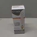 E26 Tubular Led Bulbs,Dimmable T10 Led Light Bulbs 6W Equal 60 Watt,2700K Warm White,Long Edison Led Bulb,600lm,T10 Clear Glass Bulb 7.3 in Led,4Pack.