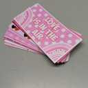 24 Designs Valentines Photo Booth Props Double Sided 11x5.5 Inch Valentine's Day Party Decorations for Photoshoot Photo Booth Props Waterproof Selfie Signs PVC for Galentines Wedding Party Supplies