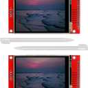 XIITIA 2pcs 2.8" SPI TFT LCD Display Touch Panel ILI9341 240x320 TFT LCD Touch Screen Shield 5V/3.3V STM32 Display Module SPI Serial with Touch Pen