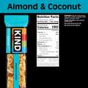 KIND Healthy Snacks Bars, Almond & Coconut, Gluten Free, Low Sodium Snacks, 4g Protein, 12 Count (EXP 05/06/27)