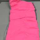 Queenmore Cold Weather Dog Coats Loft Reversible Winter Fleece Dog Vest Waterproof Pet Jacket, Pink , XXL