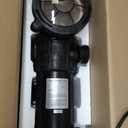 2HP Two-Speed Above-Ground Pool Pump, 115V with Power Cord, 1.5" Ports, Includes 1.25" Adapters & 1.5" Fittings, Horizontal Discharge, 5160 GPH, 39 ft Head, Thermal Protection