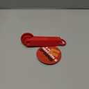 6Piece Measuring Spoons. Red