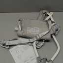 FUNLIO Baby Jumper with a Ceiling Hook for 6-24 Months, Baby Door Jumper for Indoor/Outdoor Play, Infant Jumper Doorway with Adjustable Chain, Easy to Assemble & Store (with a Ceiling Hook)- Grey