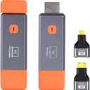 Wireless HDMI Transmitter and Receiver, 328FT/100M 2.4G/5G Wireless HDMI Extender, 4K Decode 1080P Output, for Streaming Video and Audio from Laptop/PC/TV Box/Projector/PS4/PS5 to Monitor/TV.