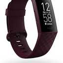 Fitbit Charge 4 Fitness and Activity Tracker with Built-in GPS, Heart Rate, Sleep & Swim Tracking, Rosewood/Rosewood, One Size (S &L Bands Included)