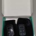 Foot Advanced Triple Method Massager, with 5 Vibration Modes and 6 Heat Levels, Suitable for Pain Relief and Plantar Fasciitis, Travel & Home UseBlack 2pcs