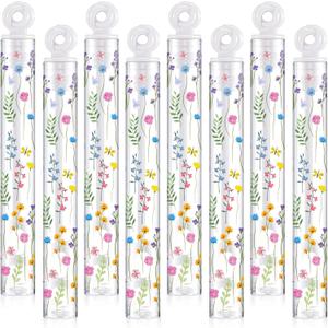 32 Pcs Wild Flower Bubble Wands Sweet Bubbles Party Favors for Adult Valentine Anniversaries Celebration Wedding Supplies Summer Activity Birthday Gifts Wedding Supplies