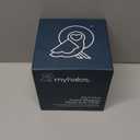 MyHalos Filtered Shower Head for Hard Water Filter - High Pressure, Removes Chlorine - Shower Head Filter for Hard Water Softener Showerhead, Easy Install, For Hair & Skin, Filtering (Brushed Metal)