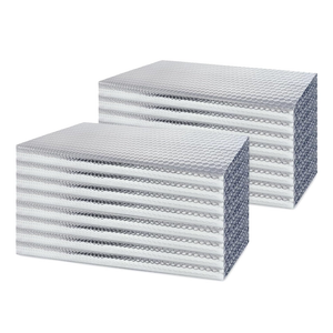 Garage Door Insulation Kit, Easy to Cut and Install Garage Insulation Panels, Double Bubble Reflective Insulation Kit with Adhesive Tape, Noise-reducing and Damp Proof