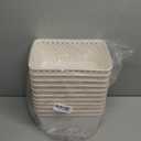 12 Pack Plastic Storage Baskets for Organizing, Storage Baskets for Shelves with Handles, Small Storage Bins with Labels, Organizer Baskets for Cabinet,Closet, Office