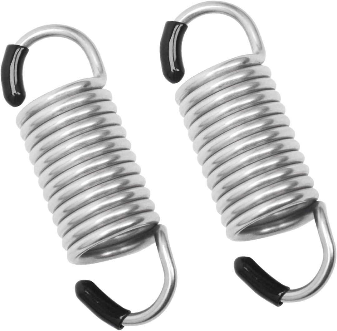 Big Green Egg Hinge Spring Replacement - Heavy Duty 304 Stainless Steel Lid Support for Kamado Grill - Fits MiniMax, Large, XL, XXL Models (2-Pack)
