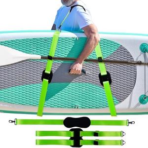 Kayak Surfboard Paddle Board Shoulder Strap Hands-Free SUP Carrying Adjustable Strap with Padded Sling Anti-scratch design