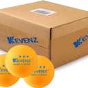 KEVENZ 3 Star Ping Pong Balls, 40+mm Advanced Table Tennis Ball, Bulk Outdoor Ping Pong Balls (Orange, White) (Orange, 120-Pack)