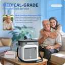 Ice Machine for Knee After Surgery, Programmable Cold Therapy Machine w/Temp Disp, 12H Knee Ice Machine Pain Relief, 12QT/Ultra-Quiet,Cryotherapy for Knee Replacement Shoulder Hip