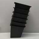 Bed Risers Heavy Duty, Oversized Furniture Risers, Support Up to 6000 Lbs, Lift 3 inch for Couch, Sofa, Table, Chair (Black 6 Pack, 6 inch)