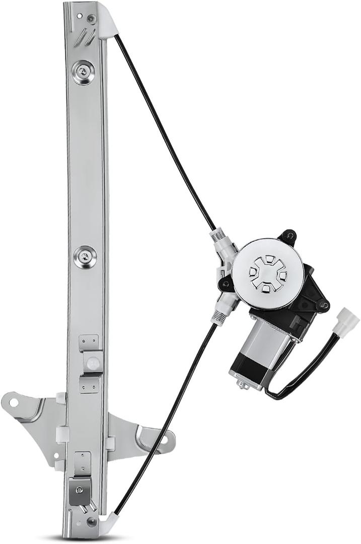 YHTAUTO Front Driver Side Power Window Regulator With 2-Pin Motor Assembly for Toyota Camry 1992-1996, 4-Door Sedan Only