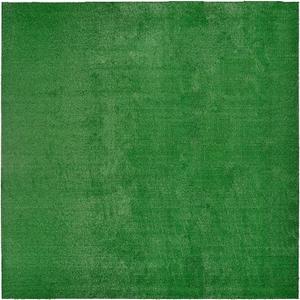 Garland Rug Artificial Grass 12 Ft. X 12 Ft. Large Indoor/Outdoor Area Rug Green -Lush Green, Durable, and Low-Maintenance for Patios, Lawns, and More