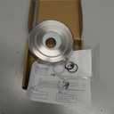 1/2" Thick Spacer for Tub Spout, Flange Trim Ring for Bath Faucet, Eschutcheon Cover Plate for Spigot with Split PVC Blocking Water, Shower Pipe Remodeling Sealer (304SUS-Brushed Nickel)