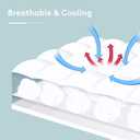SameBed Mattress Topper Full,Extra Thick Mattress Pad Cover for Back Pain,Cooling Mattress Protector with 8-21 Inch Deep Pocket,Overfilled Down Alternative Filling