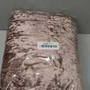 Sophia-Art 3 Pcs Ultra Luxury Rayon Velvet Bedding Boho Solid Duvet Cover UO Comforter Cover (Rose, Queen 90"x90")