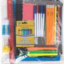 Trail maker School Supplies Kit 45 Piece School Supply Kit Grades K-12 Back to School Essentials Includes Folders Notebooks Pencils Pens and Much More!