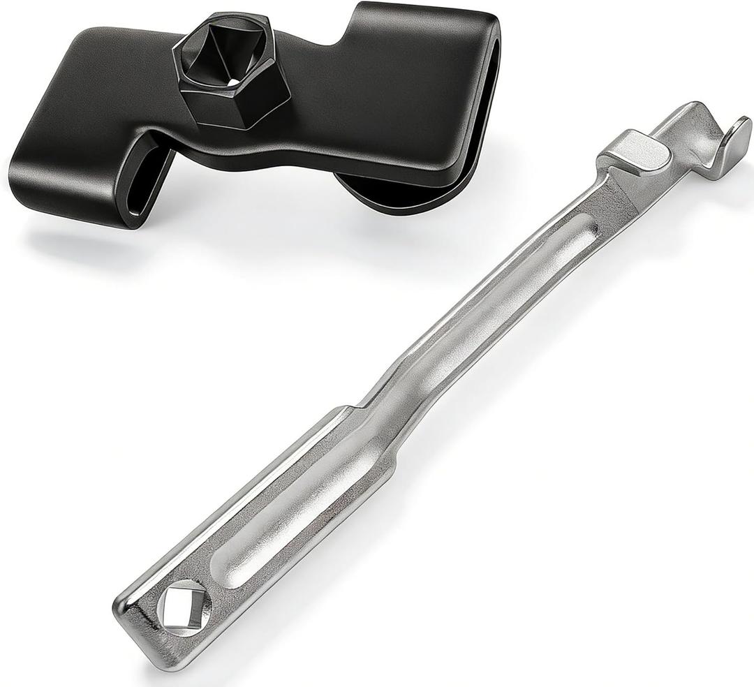 Lichamp 2-Pack Wrench Extender Tool Set, 1/2 Inch Driver Universal Wrench Extension Bar for Automotive and Mechanics