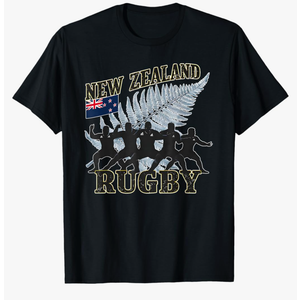 New Zealand Rugby Fan shirt All black Haka Maori dance T-Shirt Size M