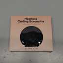 Heatless Curling Scrunchie, Heatless Hair Curler to Sleep In, No Heat Curls for Long Hair, Soft Sleep Hair Roller (Black)