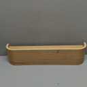 OLEEK Wall Coat Rack with Shelf - Wall Shelf with Hooks - entryway Hooks - Modern Coat Rack - Wooden Mount for Home Decor - Jacket Hanger - Coat Hanger Wall Mount (Black)