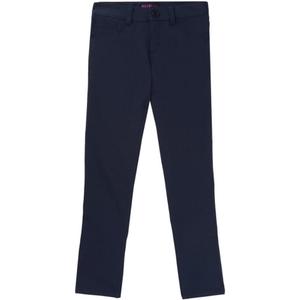 French Toast Girls' Stretch Skinny 5 Pocket Knit Pant (Blue, XS)