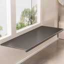 Window Sill Extender,Black Extension Board Not Easy To Bend(23.6x7.87in)