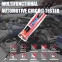 AWBLIN Power Circuit Probe Tester, LCD Digital Automotive Test Light with Voltage Display&Illumination, DC Voltage Tester, Electrical System Tool, Relay Fuse Continuity Current Test.