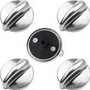 AMI PARTS Fits for G-E Profile Stove Knobs WB03K10303 Gas Stove Knobs Replacements - (Not Universal) Surface Burner Control Knob Replace WB03K10208, AH3486484, EA3486484, 1810427 5-Pack
