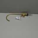 Brushed Gold Drinking Water Filter Faucet for Kitchen Sink Reverse Osmosis Ro System, Lead-Free Sus Stainless Steel with Brass Finish