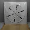 BigHead 24" x 24" Adjustable Ceiling Vent Cover - Air Conditioning Vent Deflector for 24"x24" Flat Office Ceiling Vents and HVAC or Heat Air Deflector for Office Home & Commercial Spaces (1 Pack)