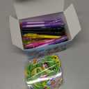 28 Pack Valentines Invisible Ink Pens with Greeting Cards, Valentines Party Favors and Cards for Kids, Valentines Day Gifts for Kids Classroom Exchange, Magic Pen with UV Light for Secret Message