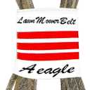 AEagle Aramid Cord Mower Deck Belt M126536 Compatible with LT133 LT150 LT155 LT160 LT166 LT170 LT180 with 38" and 42C Decks 1/2'' X 114'' Pack of 5