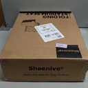 Sheenive Stadium Seats for Bleachers with Back Support, Bleacher Seats with Backs and Cushion Wide, Padded Portable Folding Comfort Stadium Chair with Shoulder Strap, Perfect for Sports Events (Black)