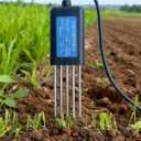 8 in 1 Soil Tester, Nitrogen, Phosphorus, Potassium Npk Tester, Ph, Moisture, Nutrient Conductivity, Ec Meter, High Accuracy Digital Sensitive, Soil Fertility Test