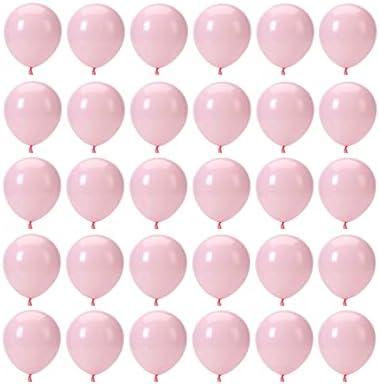 5 Inch Pastel Pink Balloons - 300 Pcs Mini Macaron Pink Latex Balloons for Birthday, Wedding, Baby Shower Parties 3 Pack